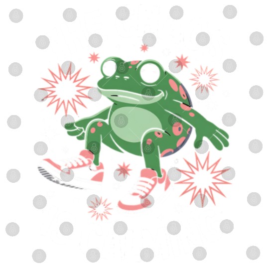 Chill Frog Embracing the Chaos Digital Files