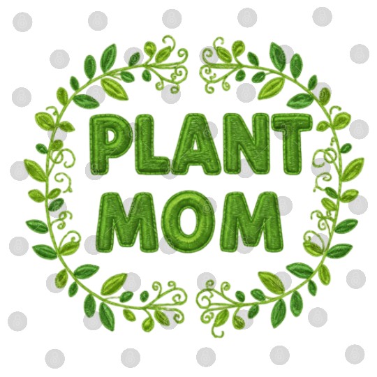 Plant Mom Floral Wreath Design Digital Files
