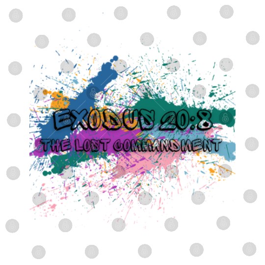 The Lost Commandment multi color Digital Files