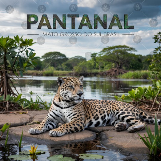 Pantanal Jaguar – Wild Beauty of Brazil Digital Files