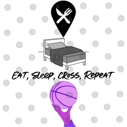 Eat, Sleep, Cross, Repeat Digital Files - Casual Unisex