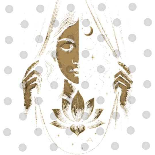 Between Worlds Cosmic Lotus Art Digital Files