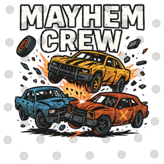 Mayhem crew derby Digital Files crash race design wreckfest