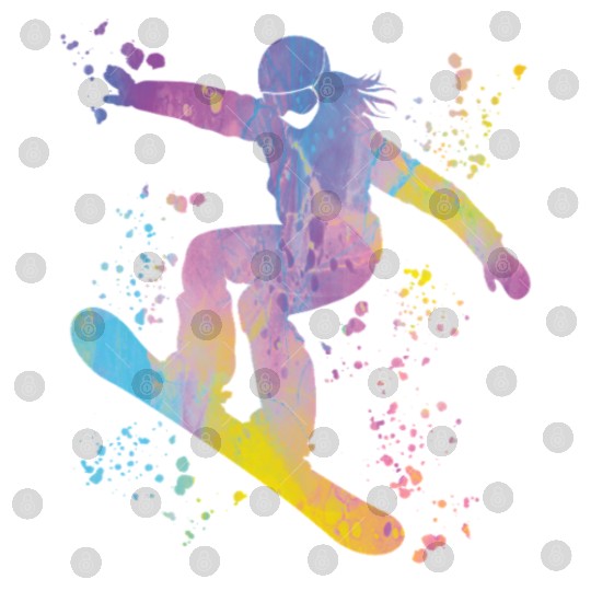 Snowboarder Snowboard Snowboarding Digital Files