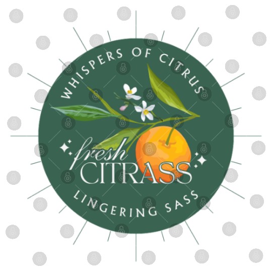 Elegant Citrus Branding Design Digital Files