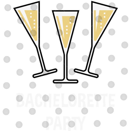 Bachelorette Party (Sparkling Wine Funnel Shut 3C) Digital Files