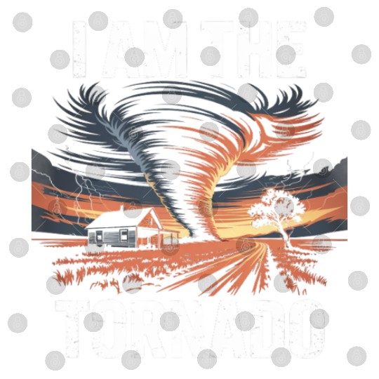 I Am The Tornado Meteorology Storm Chasing Digital Files