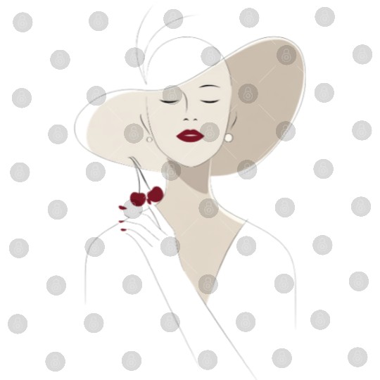 Cherry Wine Elegance Digital Files