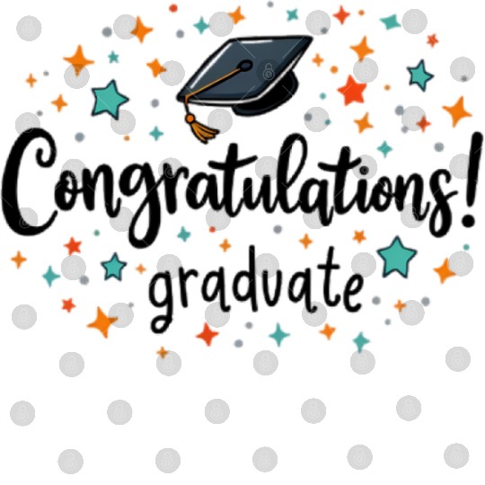 Congratulations Graduate! | Fun and Colorful Gradu Digital Files
