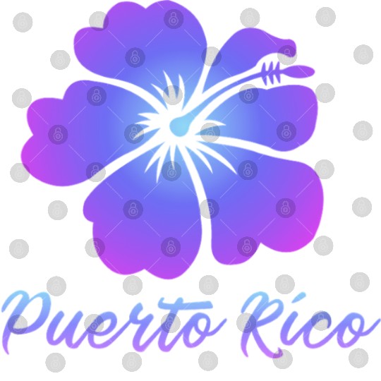 Puerto Rico Hibiscus Digital Files