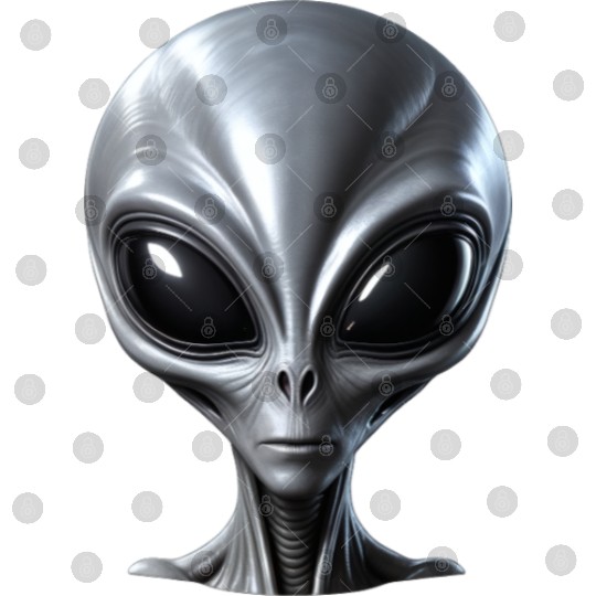 Scary Small Grey Alien Extraterrestrial Digital Files