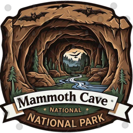 Mammoth Cave National Park Kentucky USA Logo Digital Files