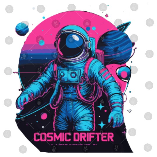 Cosmic Drifter Synthwave Digital Files