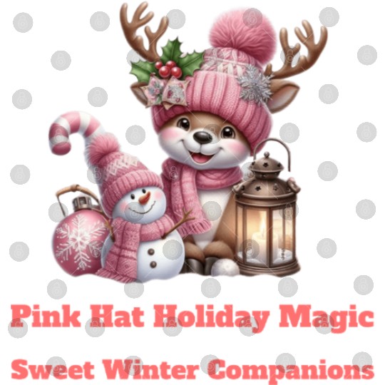A Pink Winter Wonderland Digital Files