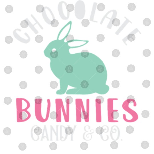 Chocolate Bunnies Candy & Co Happy Easter Holiday Digital Files