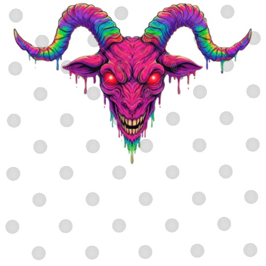 Melting Psychedelic Demon Digital Files