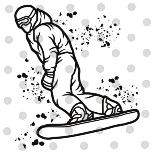 Snowboarder Snowboard Snowboarding Digital Files