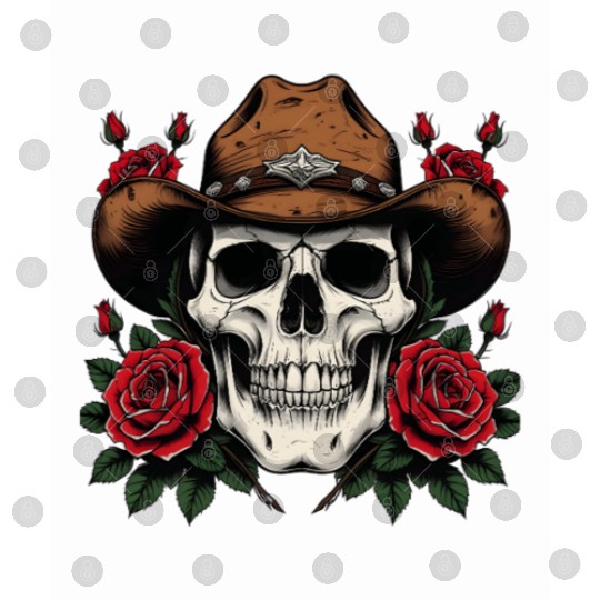 Cowgirl Spirit: Skull & Roses Digital Files