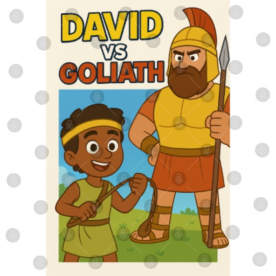 David vs Goliath, Tiny Hands, Mighty God Digital Files