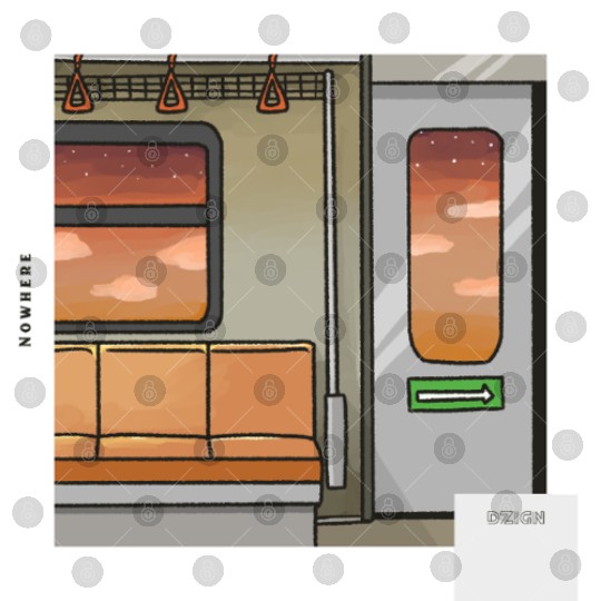 Nowhere Train Urban Style Digital Files