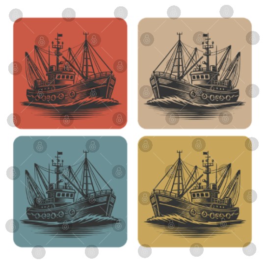 Vintage fishing boat - Maritime Nostalgia Digital Files