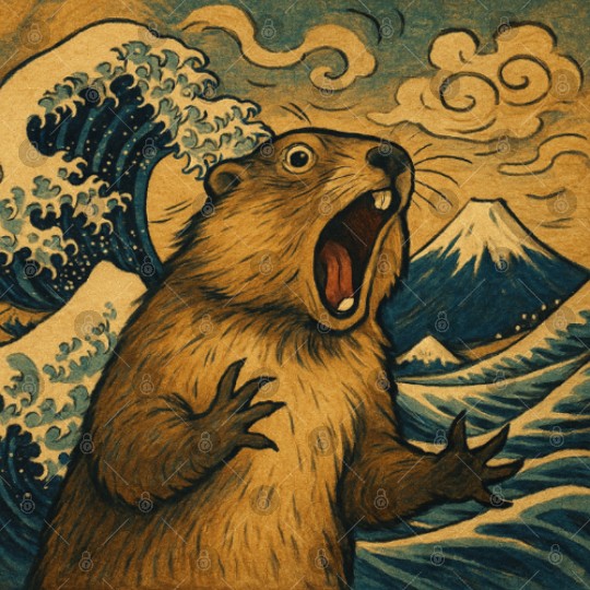 The Great Scream off Kanagawa – Marmot Overboard Digital Files