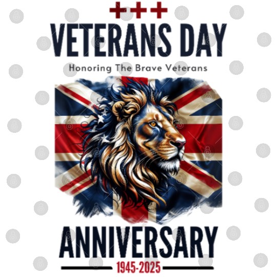 Patriotic British Veterans Lion Tribute Digital Files