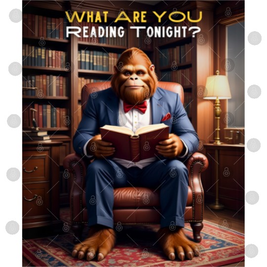 Bigfoot Reading in the Library Sasquatch - What Digital Files