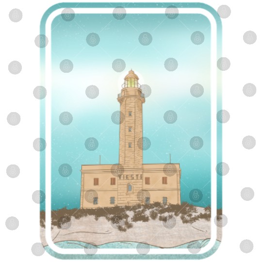 Vieste Lighthouse Italy Digital Files