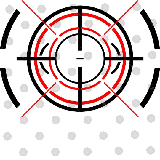 Futuristic Fighter Jet Crosshair Digital Files