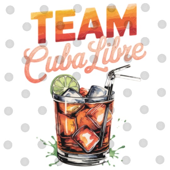 Cocktail Bartender Team Cuba Libre Digital Files