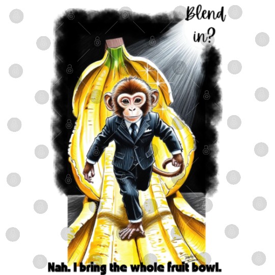 Blend In? Nah, I bring the Whole Fruit Bowl Digital Files