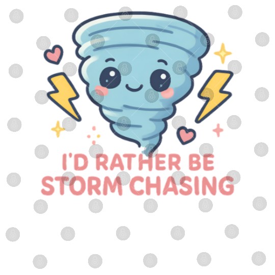 I'd Rather Be Storm Chasing Weather Meteorologist Digital Files
