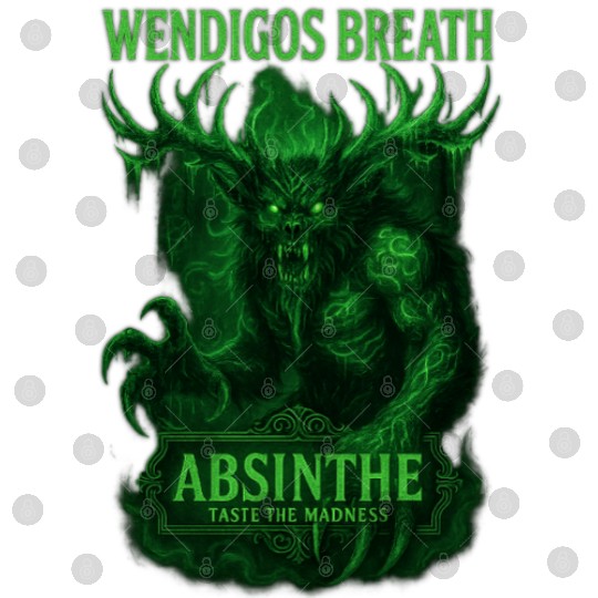 Wendigos Breath Absinthe Mock Liquor Digital Files