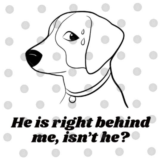 Funny Nervous Dog Meme Digital Files – Relatable Humor