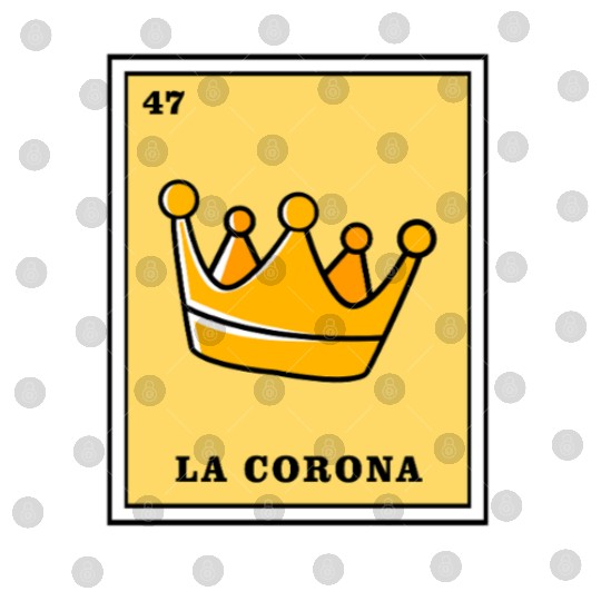 Mexican Lottery Card La Corona Digital Files