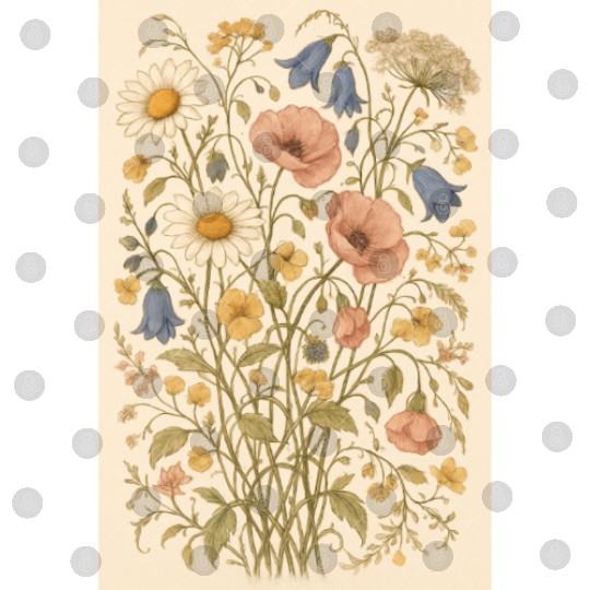 Summer Wild Flowers Digital Files