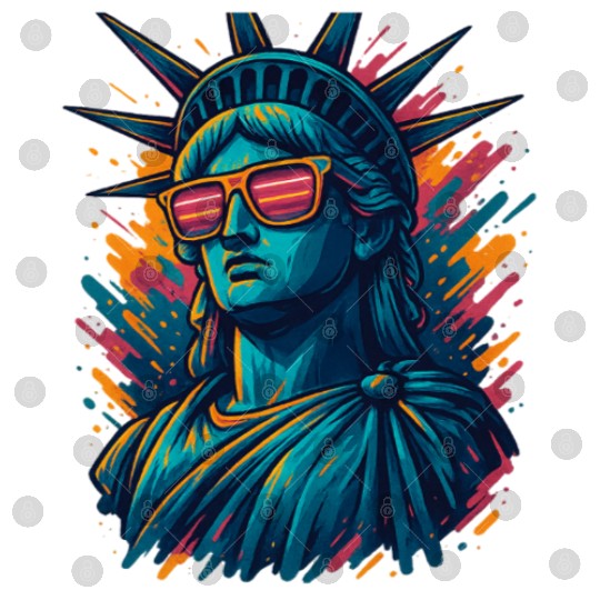 Urban Streetwear Statue of Liberty Digital Files Design