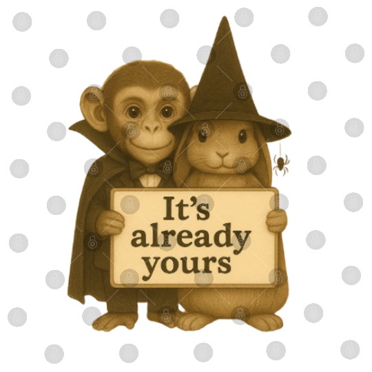 It's Already Yours - Witch Bunny & Vampire Monkey Digital Files