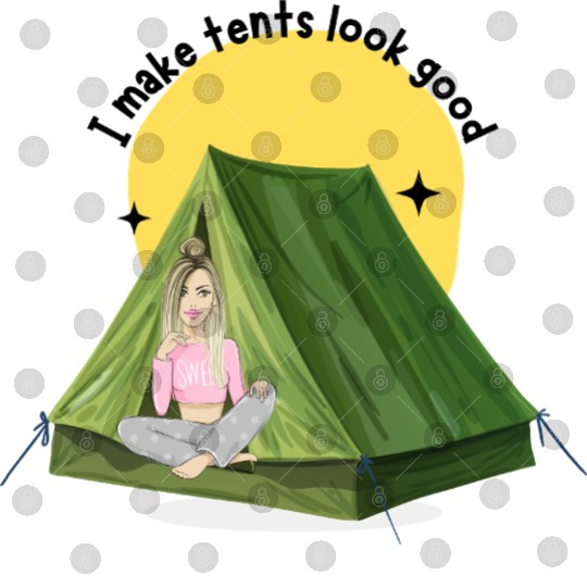 Camper Girl - I Make Tents Look Good Digital Files