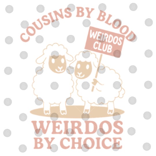 Funny Black Sheep Cousin Quirky Family Outcast Digital Files