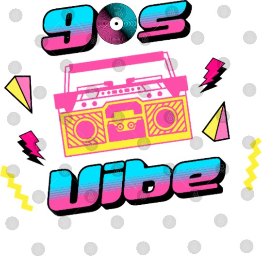 90s Vibe Retro Nostalgia Boombox Digital Files