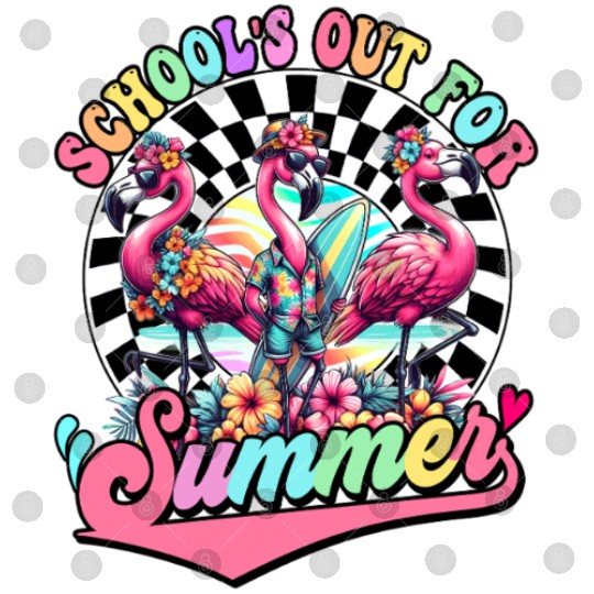 Schools Out For Summer Flamingo Teaches Students Digital Files
