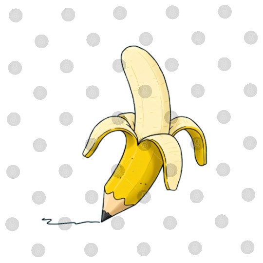 Banana pencil Digital Files