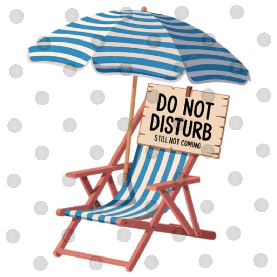 Do Not Disturb Funny Beach Quote Digital Files
