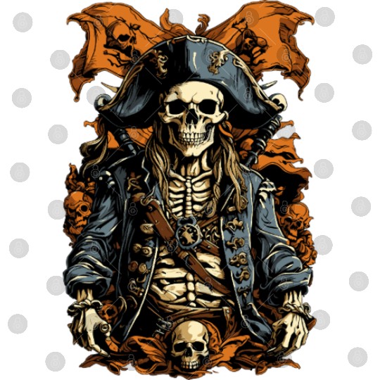 Skeleton Pirate Commander Digital Files