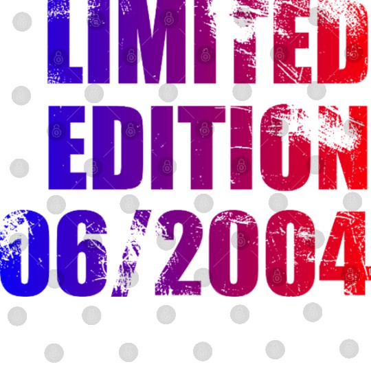 21st birthday Limited Edition 06/2004 Digital Files