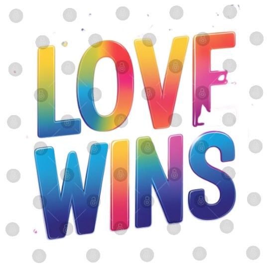 Love Wins Rainbow Script Digital Files – Pride Month Digital Files