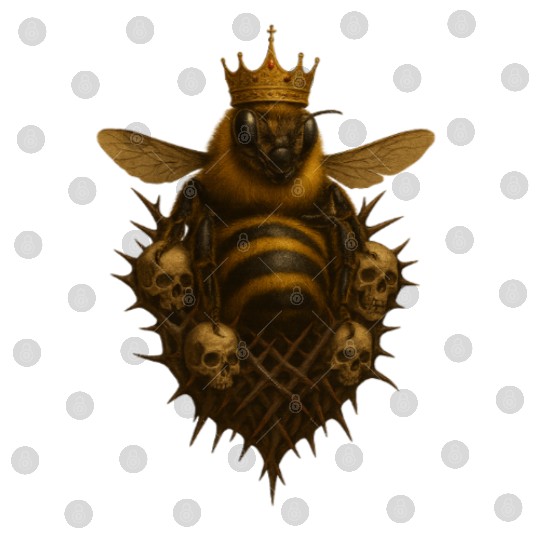 Queen Bee - Gothic Insect Ruler Digital Files
