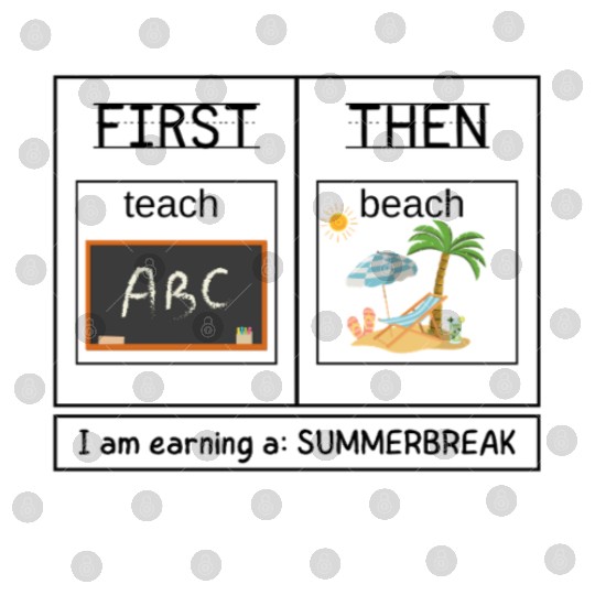 Special Education Teacher First Teach Then Beach Digital Files